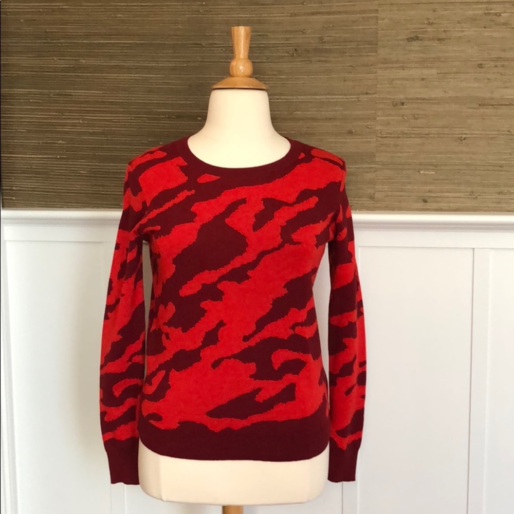 CAbi camo sweater